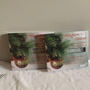 Indoor/Outdoor Frosted Bulb Light Sets